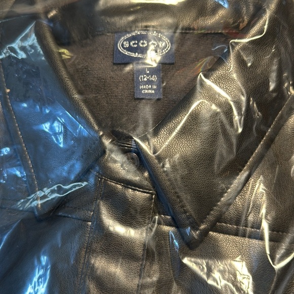 Scoop Leather Dress NWT - Picture 5 of 5